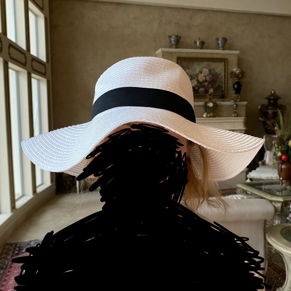 Nicole Marciano Floppy Straw Hat
